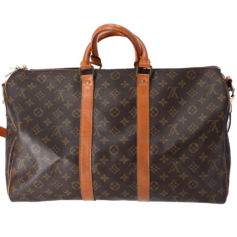 Louis Vuitton Keepall Bandouliere 45 Monogram Boston Bag M41418 Canvas